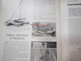 Purje ja Moottori 1961 nr 12 joulukuu, sis. mm. seur. artikkelit / kuvat / mainokset; Mitä opimme kilpapurjehduksissa, Suomen vesihiihdosta, Landströmin laivat,