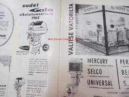 Purje ja Moottori 1961 nr 12 joulukuu, sis. mm. seur. artikkelit / kuvat / mainokset; Mitä opimme kilpapurjehduksissa, Suomen vesihiihdosta, Landströmin laivat,