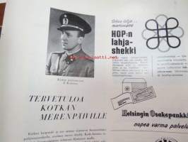 Purje ja Moottori 1962 nr 2 helmikuu, sis. mm. seur. artikkelit / kuvat / mainokset; Kotka-numero, Venemestareita ja mestarimiehiä Kotkan tienoon maisemakuvissa,