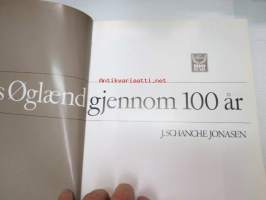 Jonas Ogland (Ögland) 1868-1968 100 år -Norjalaisen yrityksen historiikki, valmistanut mm. polkupyöriä ja mopoja, norjankielinen