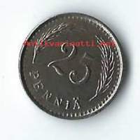 25  penniä  1944 Fe (rautaa)