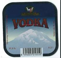 Vodka - viinaetiketti