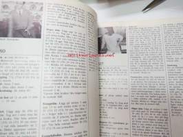 Marks modejournal nr 43 -käsityölehti, virkkaus, neulomis- ja ompelumalleja työohjeineen, ruotsinkielinen, mukana suomenkieliset työohjeet