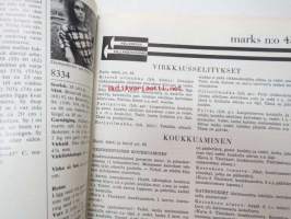 Marks modejournal nr 43 -käsityölehti, virkkaus, neulomis- ja ompelumalleja työohjeineen, ruotsinkielinen, mukana suomenkieliset työohjeet