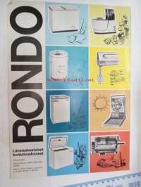 Rondo - Länsisaksalaiset kodinkoneet (Brown Boveri (BBC) Yhtymän tehtaat -myyntiesite