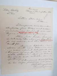Littois Aktiebolag, Littois, (Littoinen), 7.11.1902 -asiakirja