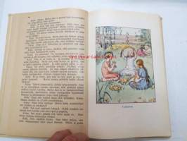 Lukemisto Suomen lapsille II (Kuvitus Rudolf Koivu ja Martta Wendelin, jolta 3 kokosivun värikuvaa)