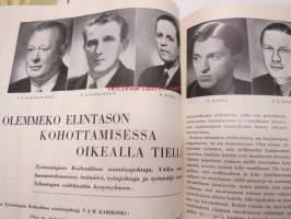 Tehostaja 1947 nr 5 / Teollisuuden Työteholiiton lehti, pyrittiin tuotannon järjestelyn ja tehokkuuden parantamiseen, esittelee työtapoja /menetelmiä, koneita