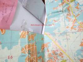 Helsinki opaskartta 1 : 18 000 Helsingfors guidekarta 1965