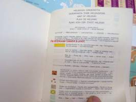 Helsinki opaskartta 1 : 18 000 Helsingfors guidekarta 1965