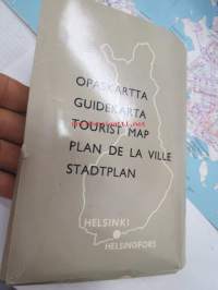 Helsinki opaskartta 1 : 18 000 Helsingfors guidekarta 1965