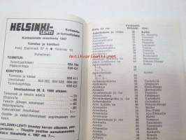 Helsingin kaupungin kadunnimiluettelo ja postiosoitehakemisto (Julkaisija Helsinki-lehti)