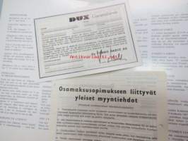 DUX DX 6322 radio -käyttöohjekirja, bruksanvisning, brugsanvisning