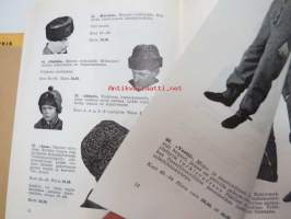 Ahon Turkis, Mieto -postimyyntiluettelo 1967, turkit, turkislakit, saappaat, hansikkaat, autovällyt, istuinsuojat