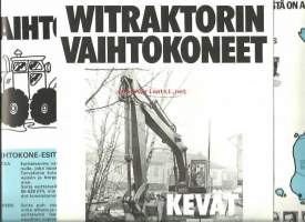 Witraktorin vaihtokoneet - kevät 1977  myyntiesite