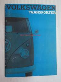 Volkswagen Transporter Betriebsanleitung ausgabe August 1963 -käyttöhjekirja saksaksi, kopio