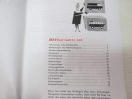 Volkswagen Transporter Betriebsanleitung ausgabe August 1963 -käyttöhjekirja saksaksi, kopio