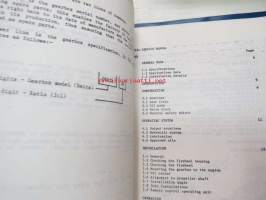 Nevage PRM Delta marine gearbox -workshop manual, kopio