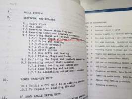 Nevage PRM 301 marine gearbox -workshop manual, kopio