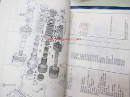 Nevage PRM 401 marine gearbox -workshop manual, kopio