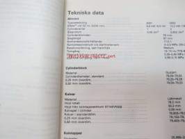 Volvo Penta &quot;Mec Check&quot; Manual -moottoreiden mallikohtaiset tekniset tiedot