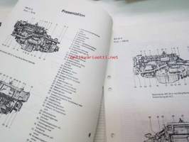 Volvo Penta MD21A - MD32A AQD21A - AQD32A marina dieselmotorer verkstadshandbok, korjaamokäsikirja ruotsiksi, kopio