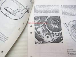 Volvo Penta MD21A - MD32A AQD21A - AQD32A marina dieselmotorer verkstadshandbok, korjaamokäsikirja ruotsiksi, kopio