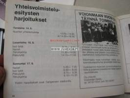 TUL kisat 1984 Tampere -ohjelma