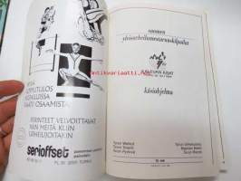 Kalevan kisat Turussa 28.-30.7.1989 käsiohjelma