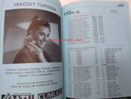 Kalevan kisat Turussa 28.-30.7.1989 käsiohjelma