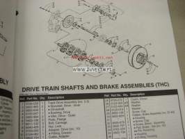 Arctic Cat Thundercat, Thundercat Mountain Cat Illustrated part manual -varaosaluettelo