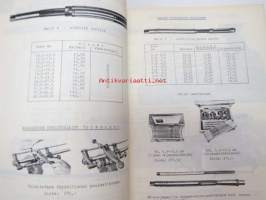 Oy Teräskonttori - Työkalut, mittausvälineet varastoluettelo 1971-tuotekuvasto