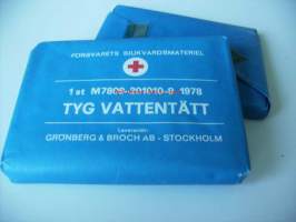 Tyg vattentätt / suojakangas 1978 -  avaamaton tuotepakkaus 12x9x1 cm