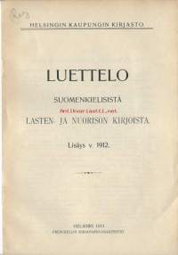 Luettelo suomenkielisistä Lasten- ja nuorten kirjoista 1913