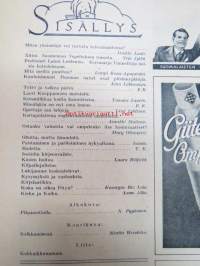 Kotiliesi 1935 nr 2 tammikuu. kansi Martta Wendelin.  Runsaasti kuvia, mainoksia  ja artikkeleja. Vuoden 1935 ajankuvaa. Rauman pitsinnyplääjät