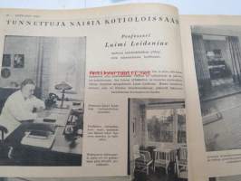 Kotiliesi 1935 nr 2 tammikuu. kansi Martta Wendelin.  Runsaasti kuvia, mainoksia  ja artikkeleja. Vuoden 1935 ajankuvaa. Rauman pitsinnyplääjät