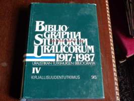 Bibliographia Studiorum Uralicorum 1917 - 1987 IV KIRJALLISUUDENTUTKIMUS