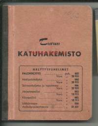 Turun katuhakemisto / toim. I. Juvakoski ... [et al.].