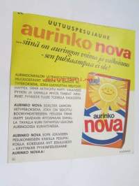 Aurinko Nova uutuuspesujauhe -mainos