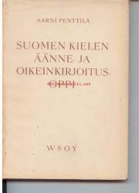 Suomen kielen äänne-ja oikeinkirjoitusoppi