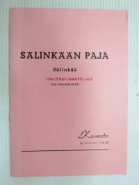 Sälinkään Paja - omistaa Veljekset Aalto - Kuvasto ja hinnat 1.4.1963; Saunanuunit, Atomikiuas, Betonisekoitin, Betoni- ja puutarhakärry, Traktoritalikko