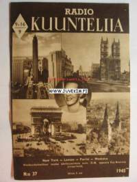 Radiokuuntelija 1945 nr 37