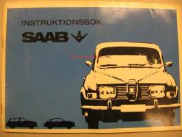 Saab V4 instruktionsbok  åm. 1969