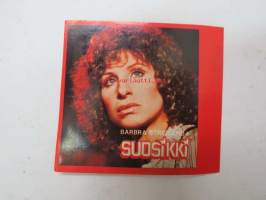 Barbra Streisand -Suosikki-lehden tarra