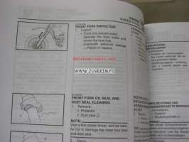 Yamaha WR250F(S) owner´s service manual -käyttäjän huolto-ohjekirja englanniksi