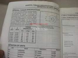 Yamaha YZ85(P)/LC YZ85LW(P) owner´s service manual -käyttäjän huolto-ohjekirja englanniksi