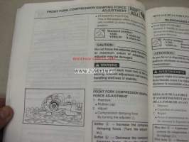 Yamaha YZ85(P)/LC YZ85LW(P) owner´s service manual -käyttäjän huolto-ohjekirja englanniksi