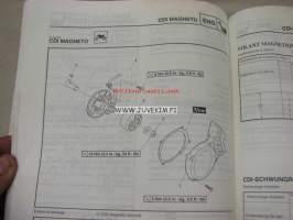 Yamaha YZ85(P)/LC YZ85LW(P) owner´s service manual -käyttäjän huolto-ohjekirja englanniksi