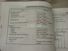 Yamaha WR400F(K) owner´s service manual -käyttäjän huolto-ohjekirja englanniksi