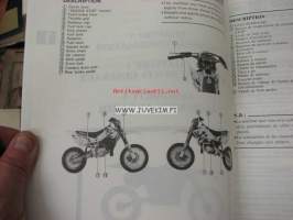 Yamaha YZ80(E)/LC owner´s service manual -käyttäjän huolto-ohjekirja englanniksi